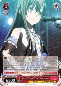 "StepxStep!" Tae Hanazono (Parallel Foil) - Poppin’Party x Roselia - Weiss Schwarz card
