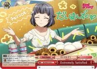 Extremely Satisfied (Parallel Foil) - Poppin’Party x Roselia - Weiss Schwarz card