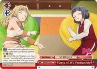 Days of MV Production - Poppin’Party x Roselia - Weiss Schwarz card