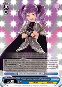 "Rausch und/and Craziness II" Ako Udagawa - Poppin’Party x Roselia - Weiss Schwarz card