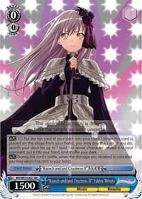 "Rausch und/and Craziness II" Yukina Minato (Parallel Foil) - Poppin’Party x Roselia - Weiss Schwarz card