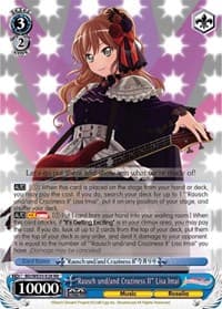 "Rausch und/and Craziness II" Lisa Imai - Poppin’Party x Roselia - Weiss Schwarz card