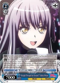 "Straight Through Our Dreams!" Yukina Minato (Parallel Foil) - Poppin’Party x Roselia - Weiss Schwarz card