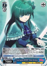 "Avant-garde HISTORY" Rinko Shirokane (Parallel Foil) - Poppin’Party x Roselia - Weiss Schwarz card
