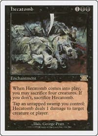 Hecatomb - Classic Sixth Edition - Magic: The Gathering card