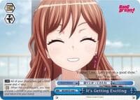 It's Getting Exciting (Parallel Foil) - Poppin’Party x Roselia - Weiss Schwarz card
