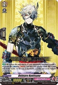 Onimaru Kunitsuna - D-TB01: Touken Ranbu -ONLINE- 2021 - Cardfight Vanguard card
