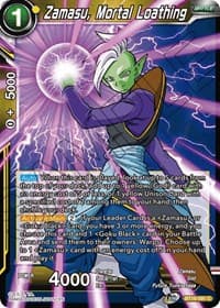 Zamasu, Mortal Loathing - Realm of the Gods - Dragon Ball Super: Masters card