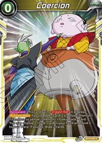 Coercion - Realm of the Gods - Dragon Ball Super: Masters card