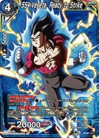 SS4 Vegeta, Ready to Strike - Realm of the Gods - Dragon Ball Super: Masters card
