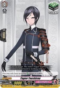 Yagen Toushirou - D-TB01: Touken Ranbu -ONLINE- 2021 - Cardfight Vanguard card