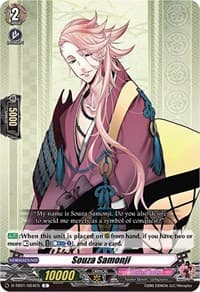 Souza Samonji - D-TB01: Touken Ranbu -ONLINE- 2021 - Cardfight Vanguard card