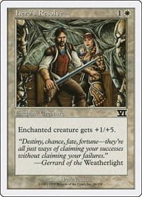 Hero's Resolve - Classic Sixth Edition - Magic: The Gathering card