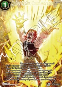 Realm of the Gods - Crimson Hero's Strike (SPR) - Realm of the Gods - Dragon Ball Super: Masters card