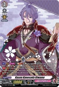 Kasen Kanesada Kiwame (SP) - D-TB01: Touken Ranbu -ONLINE- 2021 - Cardfight Vanguard card