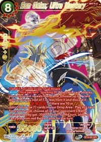 Son Goku, Ultra Mastery (SPR) - Realm of the Gods - Dragon Ball Super: Masters card
