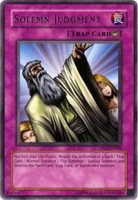 Solemn Judgment - Champion Pack 1 - YuGiOh card