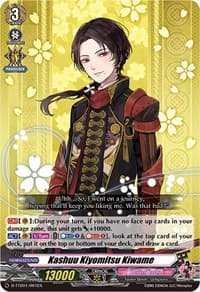 Kashuu Kiyomitsu Kiwame - D-TTD01: Touken Ranbu -ONLINE- 2021 - Cardfight Vanguard card