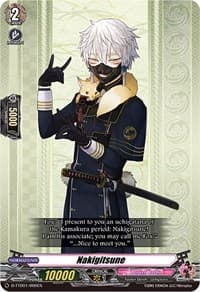 Nakigitsune - D-TTD01: Touken Ranbu -ONLINE- 2021 - Cardfight Vanguard card
