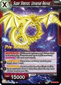 Super Shenron, Universal Revival - Realm of the Gods Pre-Release Cards - Dragon Ball Super: Masters card