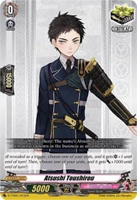 Atsushi Toushirou - D-TTD01: Touken Ranbu -ONLINE- 2021 - Cardfight Vanguard card