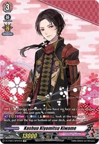 Kashuu Kiyomitsu Kiwame (SP) - D-TTD01: Touken Ranbu -ONLINE- 2021 - Cardfight Vanguard card