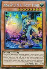 Noh-P.U.N.K. Foxy Tune (CR) - The Grand Creators - YuGiOh card