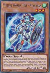 Virtual World Hime - Nyannyan - The Grand Creators - YuGiOh card