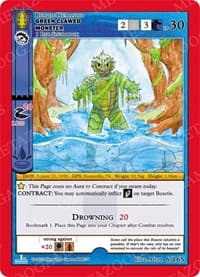 Green Clawed Monster - Wilderness: First Edition - MetaZoo card