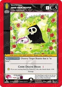 Chibi Grim Reaper - Valentine’s Day Holiday Box 2022 - MetaZoo card