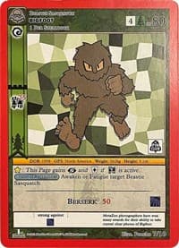 Bigfoot (Pin Club Cryptid Nation Mystery Collection) - Miscellaneous Promos - MetaZoo card
