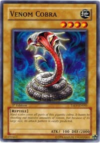 Venom Cobra - Tactical Evolution - YuGiOh card