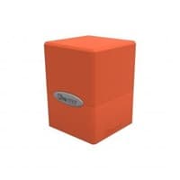 Satin Cube - Pumpkin Orange - Ultra Pro Deck Boxes - Deck Boxes card