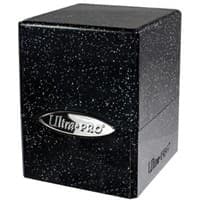 Satin Cube - Glitter Black - Ultra Pro Deck Boxes - Deck Boxes card