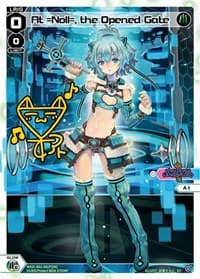 At =Noll=, the Opened Gate (Parallel Foil) - Interlude Diva - WIXOSS card