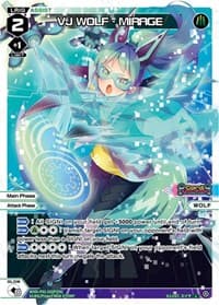 VJ WOLF - MIRAGE (Parallel Foil) - Glowing Diva - WIXOSS card