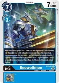 Beowolfmon - Next Adventure - Digimon Card Game card