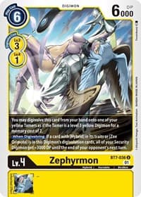 Zephyrmon - Next Adventure - Digimon Card Game card