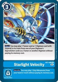 Starlight Velocity - Next Adventure - Digimon Card Game card
