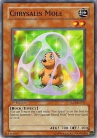 Chrysalis Mole - Tactical Evolution - YuGiOh card