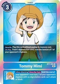 Tommy Himi - Next Adventure - Digimon Card Game card