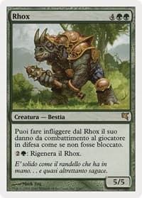 Rhox (Italian) - "Rhox" - Magic Encyclopedia 2005 (Salvat/Hachette) - Magic: The Gathering card