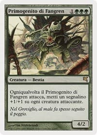 Fangren Firstborn (Italian) - "Primogenito di Fangren" - Magic Encyclopedia 2005 (Salvat/Hachette) - Magic: The Gathering card