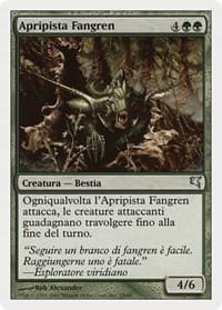Fangren Pathcutter (Italian) - "Apripista Fangren" (K14) - Magic Encyclopedia 2005 (Salvat/Hachette) - Magic: The Gathering card