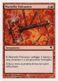 Volcanic Hammer (Italian) - "Martello Vulcanico" (K17) - Magic Encyclopedia 2005 (Salvat/Hachette) - Magic: The Gathering card