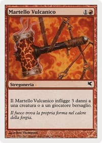 Volcanic Hammer (Italian) - "Martello Vulcanico" (K31) - Magic Encyclopedia 2005 (Salvat/Hachette) - Magic: The Gathering card