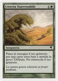 Rampant Growth (Italian) - "Crescita Inarrestabile" (K19) - Magic Encyclopedia 2005 (Salvat/Hachette) - Magic: The Gathering card