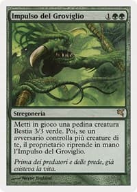 Pulse of the Tangle (Italian) - "Impulso del Groviglio" - Magic Encyclopedia 2005 (Salvat/Hachette) - Magic: The Gathering card