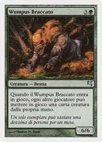 Hunted Wumpus (Italian) - "Wumpus Braccato" - Magic Encyclopedia 2005 (Salvat/Hachette) - Magic: The Gathering card