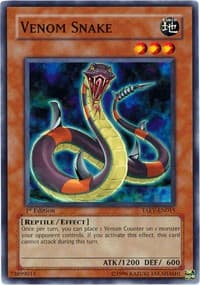 Venom Snake - Tactical Evolution - YuGiOh card